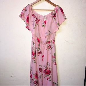 Pink Floral Jumpsuit